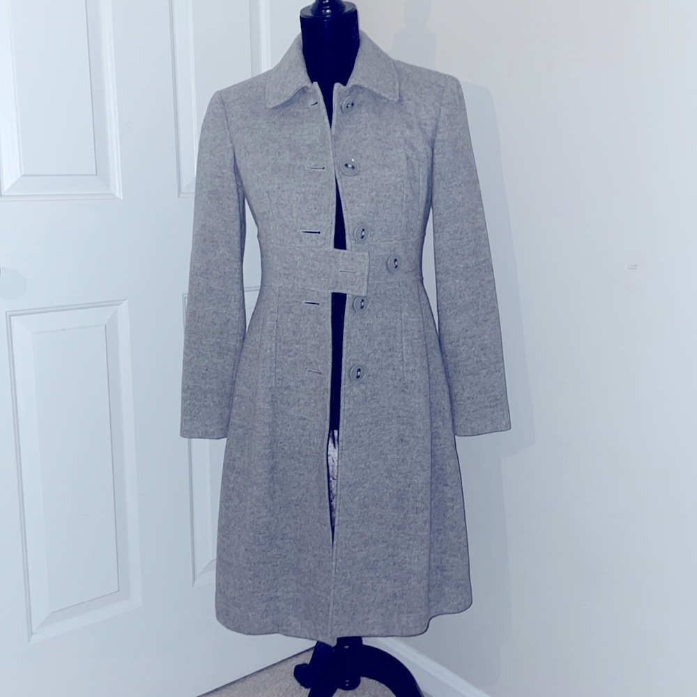 Merona Gray wool pea coat women’s XS